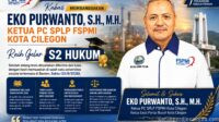 Eko Purwanto, Ketua PC SPLP FSPMI Kota Cilegon, Raih Gelar Magister Hukum (S2)