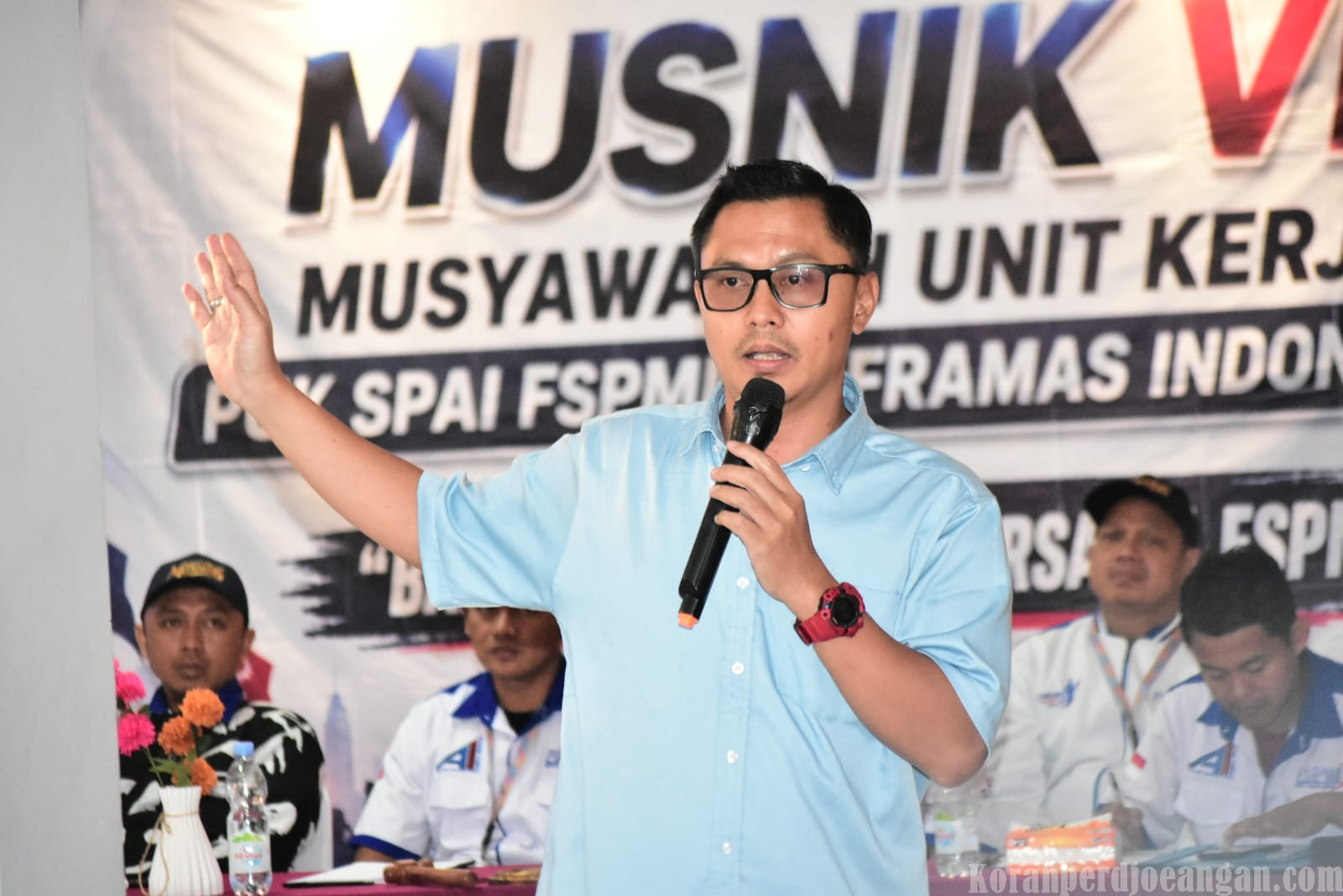 Ketua Umum PP SPAI FSPMI Hadiri Rakernik PUK FRAMAS Indonesia