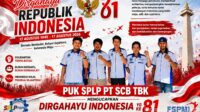 HUT RI ke-81, PUK SPLP FSPMI PT Saranacentral Bajatama, Tbk Teguhkan Solidaritas dan Perjuangan Pekerja