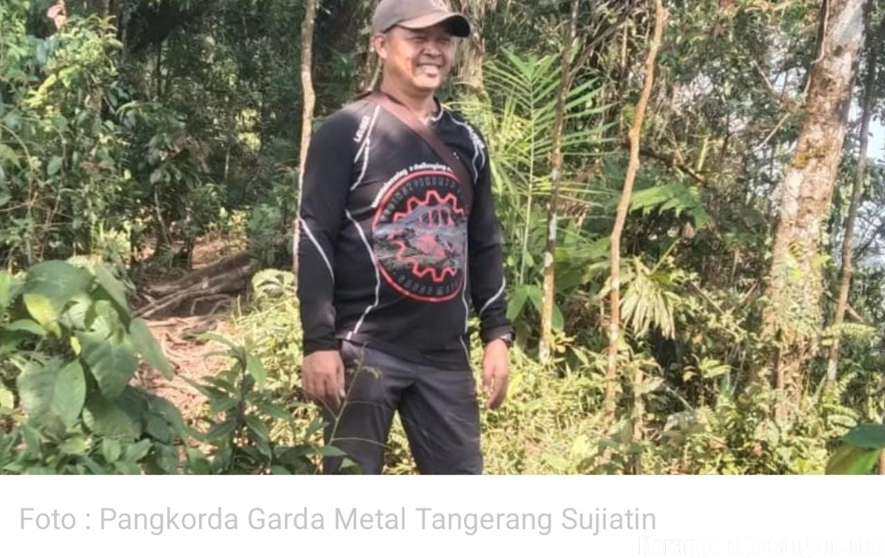 Pangkorda Garda Metal Tangerang Raya Sujiatin Mendaki Gunung: Gambaran Pemimpin yang Berproses dari Bawah hingga Menuju Puncak