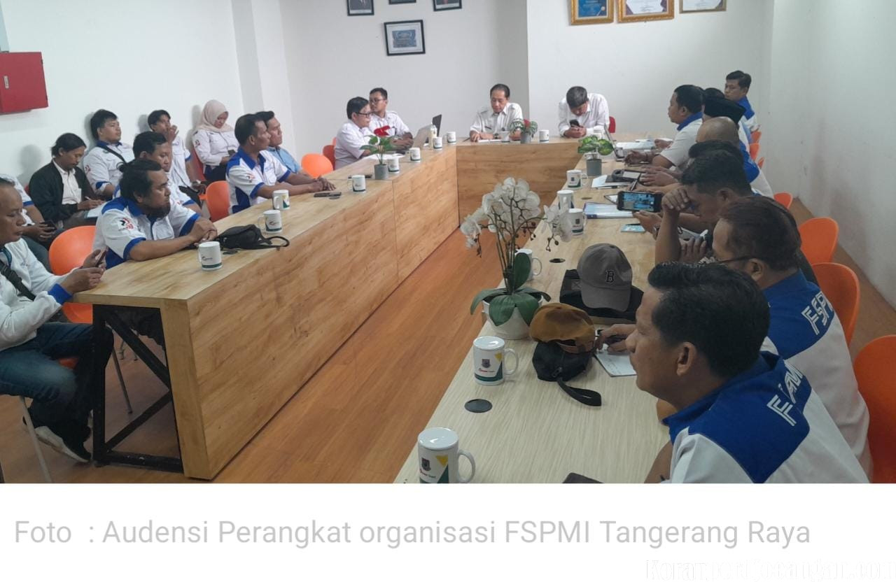 PC SPLP FSPMI Tangerang Gelar Audiensi ke Dinas Ketenagakerjaan Kota Tangerang Selatan Terkait PHK Pengurus PUK PT L’ESSENTIAL
