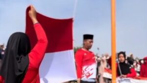 Peri Lawu Ikuti Upacara HUT ke-81 RI di Bukit Mongkrang