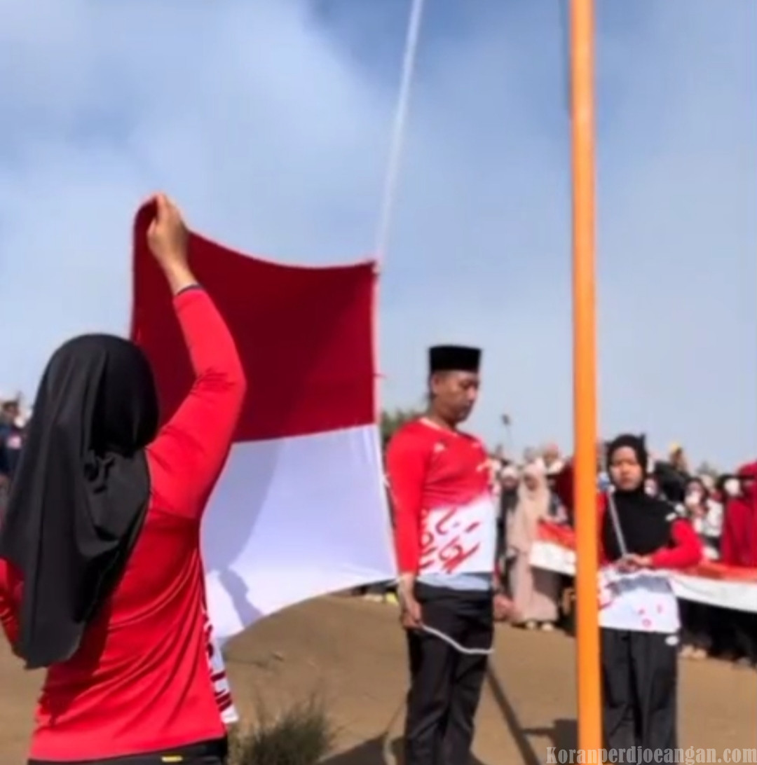 Peri Lawu Ikuti Upacara HUT ke-81 RI di Bukit Mongkrang