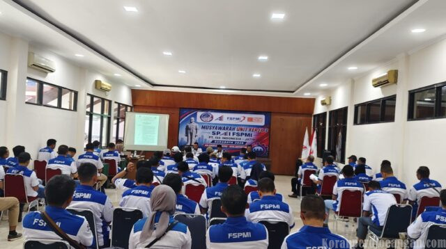 Musyawarah Unit Kerja III PUK SPAI FSPMI PT ISS Indonesia Jatim Surabaya Digelar, 95 Peserta Hadir