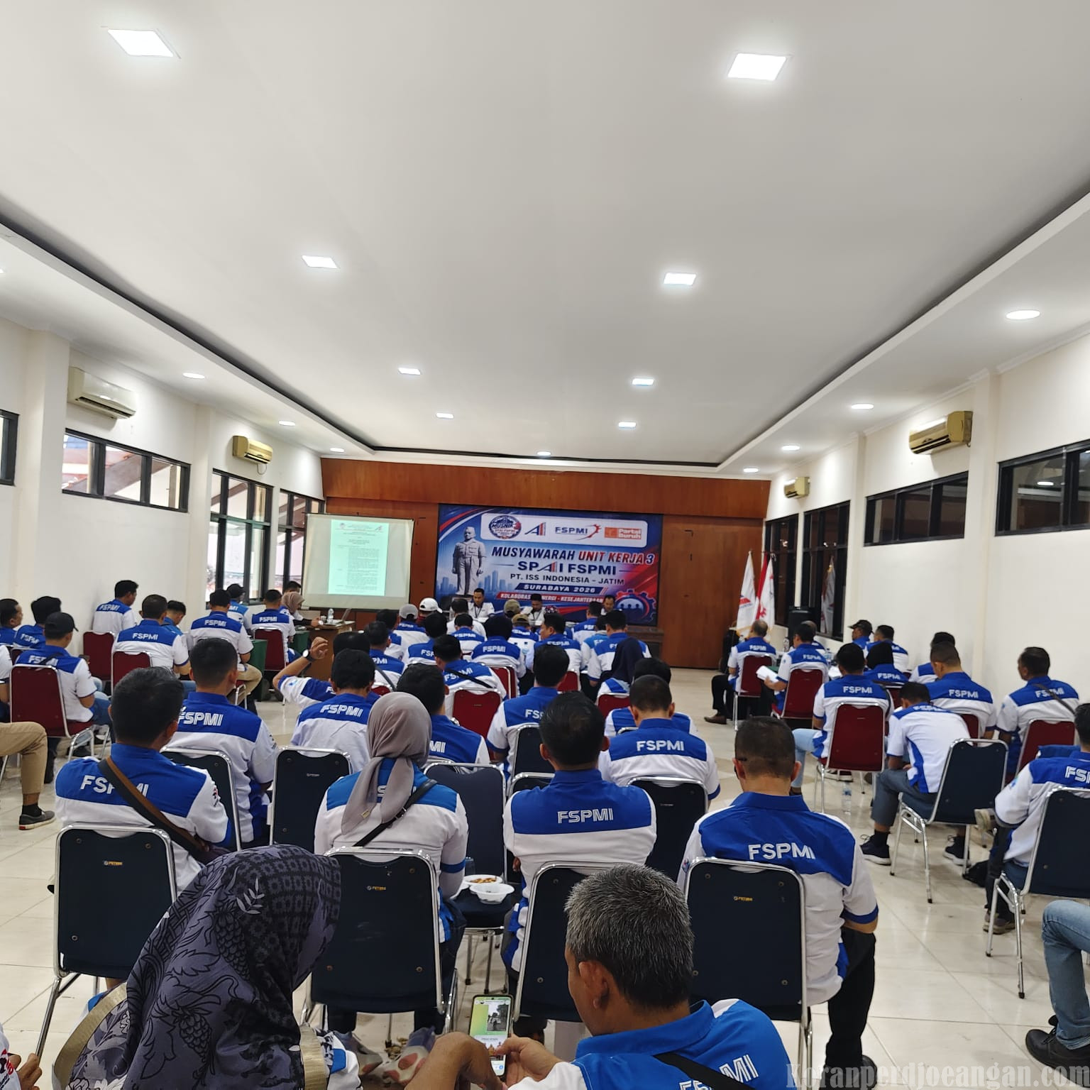Musyawarah Unit Kerja III PUK SPAI FSPMI PT ISS Indonesia Jatim Surabaya Digelar, 95 Peserta Hadir