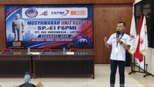 MUSNIK III PUK SPAI PT ISS Indonesia Jawa Timur: Target 50 Persen Kepengurusan Diisi oleh Pekerja Muda