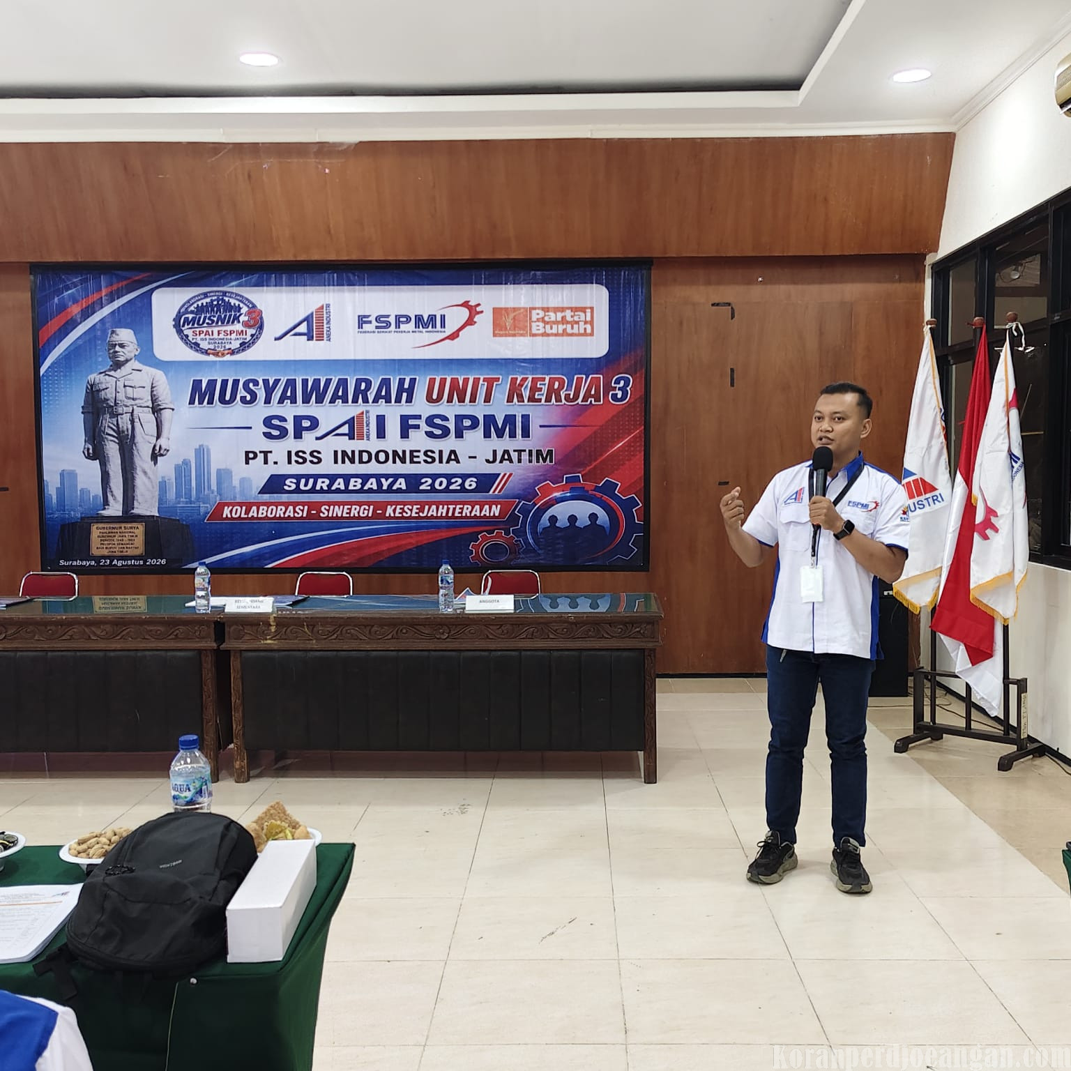 MUSNIK III PUK SPAI PT ISS Indonesia Jawa Timur: Target 50 Persen Kepengurusan Diisi oleh Pekerja Muda