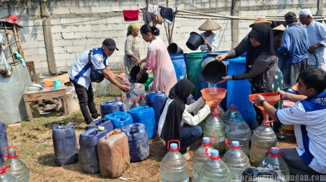 FSPMI PT Marsol Gandeng Koperasi Karyawan Salurkan Bantuan Air Bersih ke Sejumlah Wilayah