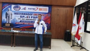 Slamet Raharjo Dorong PUK SPAI FSPMI PT ISS Indonesia Jatim Lebih Militan dan Satu Anggota Rekrut Satu Anggota Baru