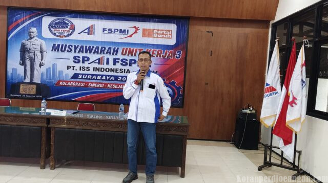 Slamet Raharjo Dorong PUK SPAI FSPMI PT ISS Indonesia Jatim Lebih Militan dan Satu Anggota Rekrut Satu Anggota Baru