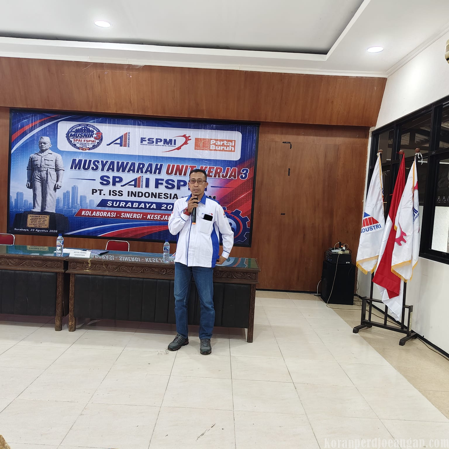Slamet Raharjo Dorong PUK SPAI FSPMI PT ISS Indonesia Jatim Lebih Militan dan Satu Anggota Rekrut Satu Anggota Baru