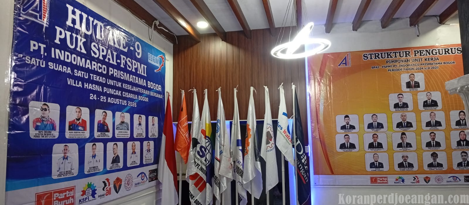 HUT ke-9 PUK SPAI FSPMI PT Indomarco Prismatama Bogor, Perkuat Solidaritas dan Kekompakan Anggota