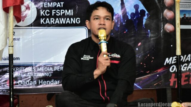 Rakerdasus IV Media Perdjoeangan Karawang Jadi Momentum Evaluasi dan Penguatan Media Organisasi