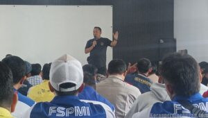Hadir dalam Konsolidasi Akbar, Ini yang Disampaikan Sekretaris PC SPAMK FSPMI Bekasi