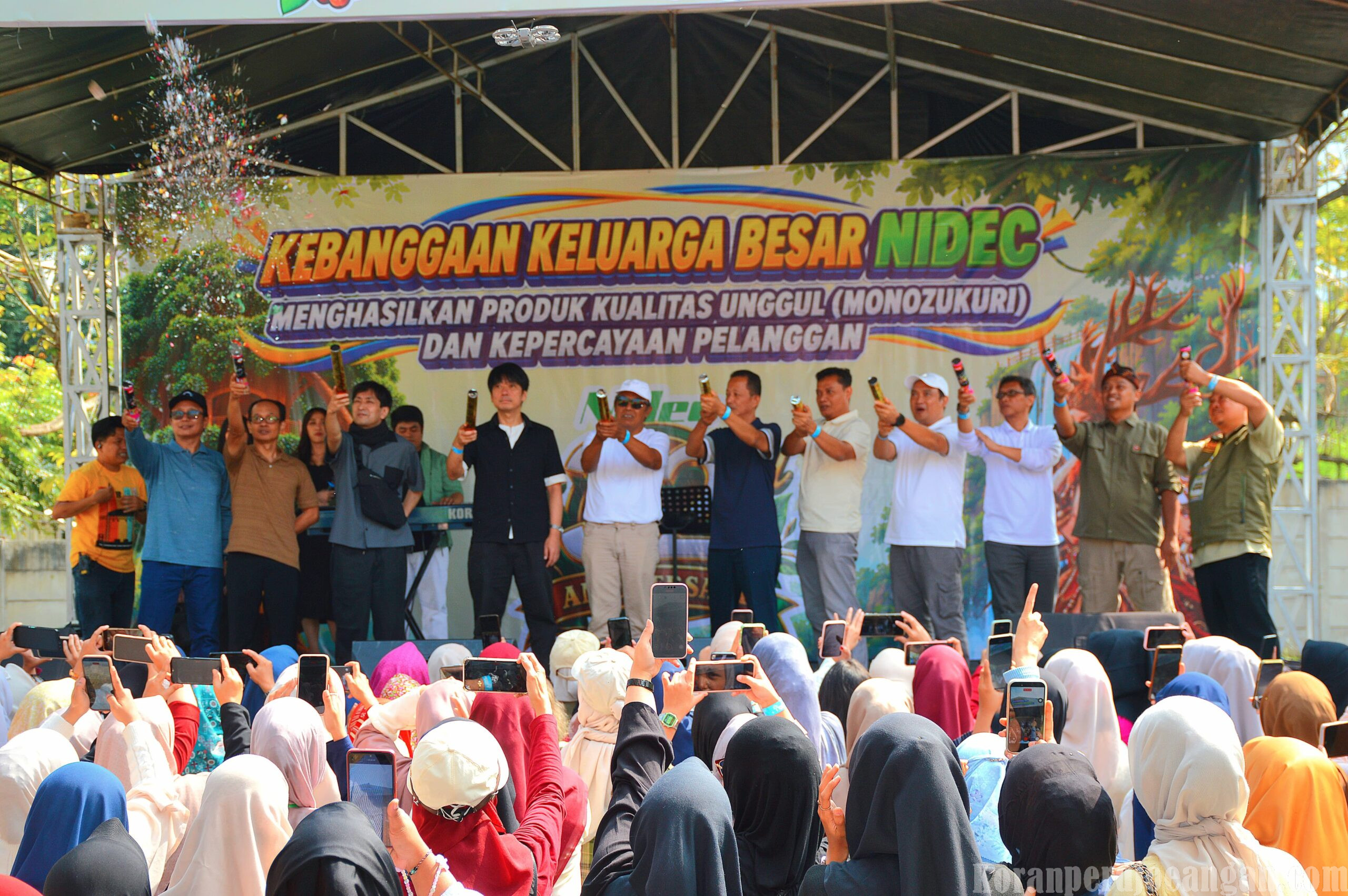 Keluarga besar PT. Nidec Instruments Indonesia Rayakan HUT ke 32 di Enchanting Valley