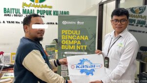 PUK SPAMK FSPMI PT KTSI Salurkan Donasi Gempa NTT melalui BMPK, Wujud Nyata Solidaritas Buruh Karawang