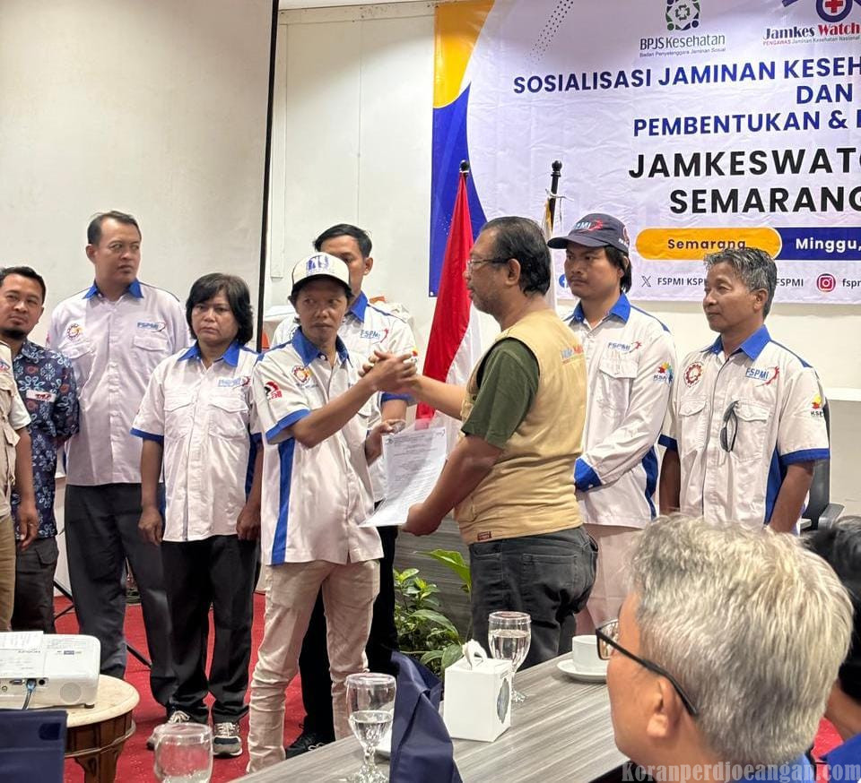 Ketua DPN Jamkeswatch FSPMI Kukuhkan DPD Jepara Raya Periode 2026–2031