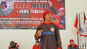 Kurniawan Tekankan Soliditas dan Disiplin Garda Metal dalam Konsolidasi Akbar Garda Metal Jawa Tengah