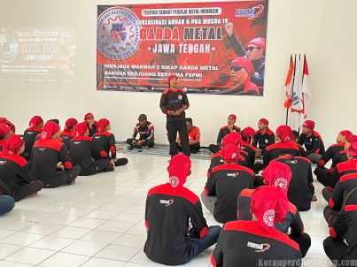 Konsolidasi Akbar Garda Metal FSPMI Jawa Tengah: Menjaga Marwah 5 Sikap, Bangga Berjuang Bersama FSPMI