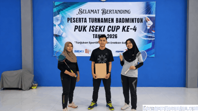 Turnamen Badminton PUK ISEKI CUP Ke-4 Sukses Digelar, Hadirkan Juara-Juara Baru dari Berbagai Kategori