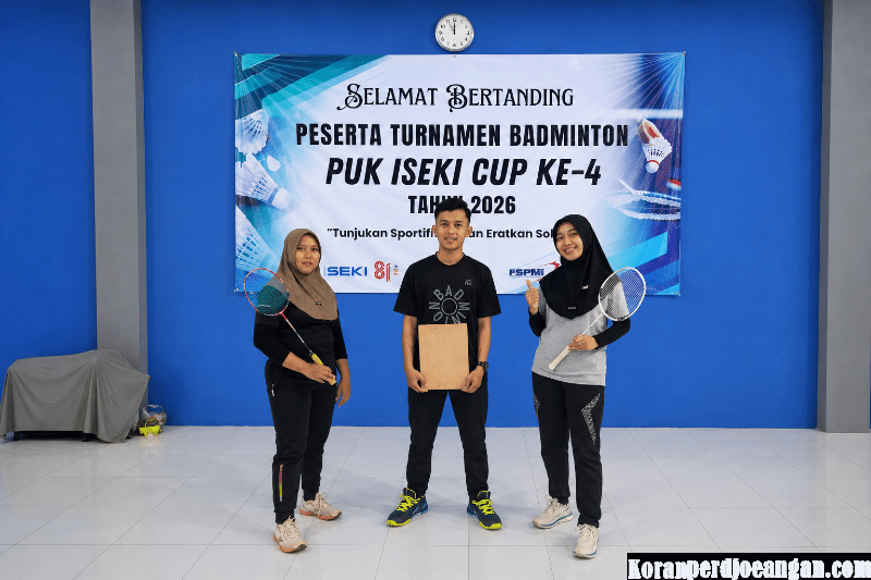 Turnamen Badminton PUK ISEKI CUP Ke-4 Sukses Digelar, Hadirkan Juara-Juara Baru dari Berbagai Kategori