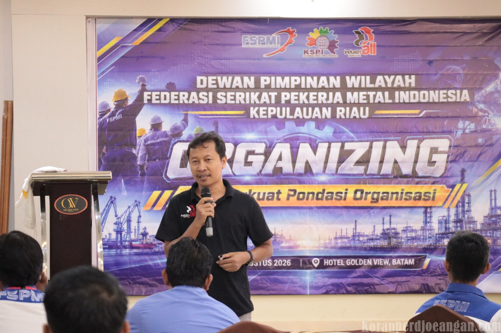 Pendidikan Organizing FSPMI Kepri, Nur Yasin,S.H., : “Mampu mengorganizing dan tumbuh bersama”