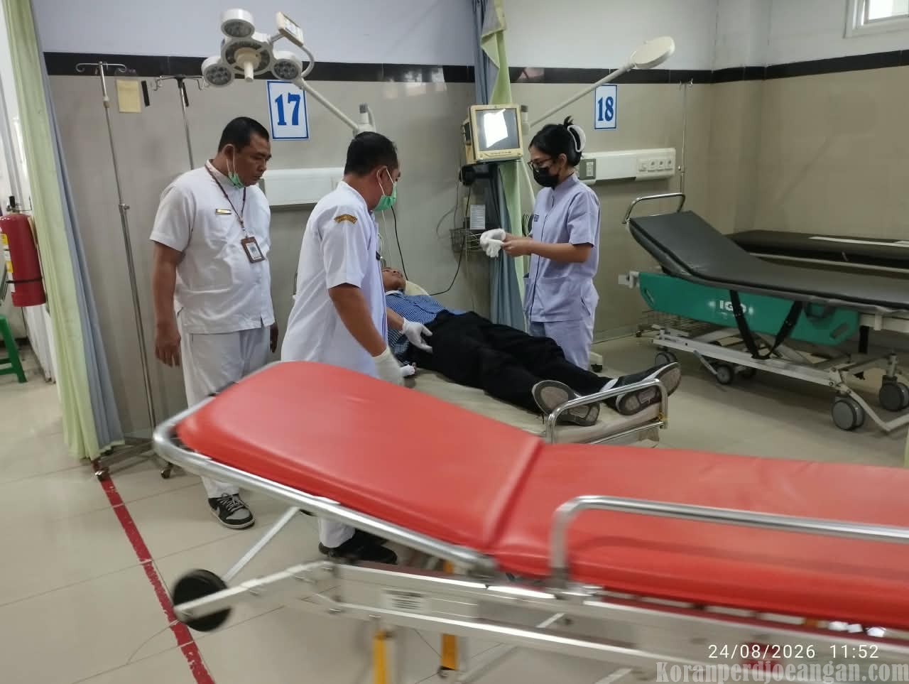 Baru Tiga Hari Bekerja, Operator Mesin PT Longwell Pemalang Alami Kecelakaan Kerja