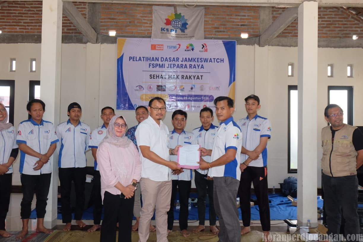Eko Dwi Afandi Dikukuhkan sebagai Ketua DPD Jamkeswatch FSPMI Jepara Raya Periode 2026–2031