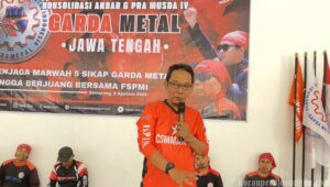 Ketua DPW FSPMI Jawa Tengah Ingatkan Bahwasannya Militansi Garda Metal Harus Dibarengi Kecerdasan