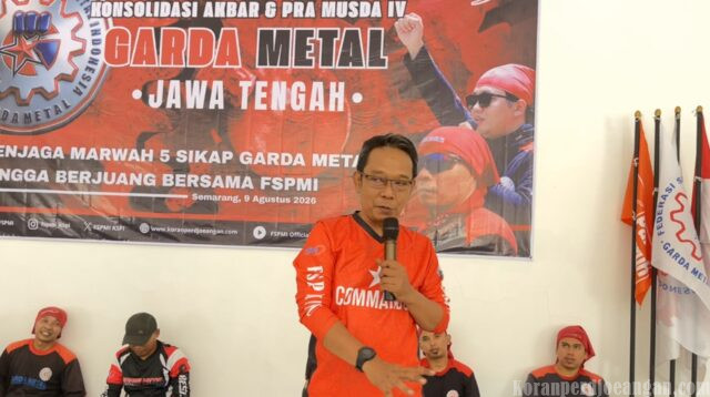 Ketua DPW FSPMI Jawa Tengah Ingatkan Bahwasannya Militansi Garda Metal Harus Dibarengi Kecerdasan