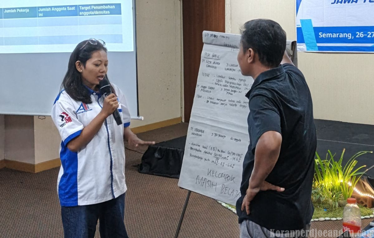 Pengurus Baru PUK SPAI FSPMI PT BPG Tegal Perkuat Kapasitas Organising