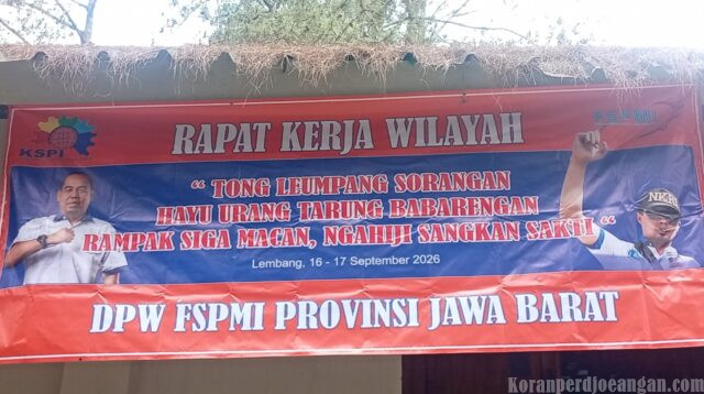 Usung Semangat Kebersamaan Buruh, DPW FSPMI Jabar Gelar Rakerwil
