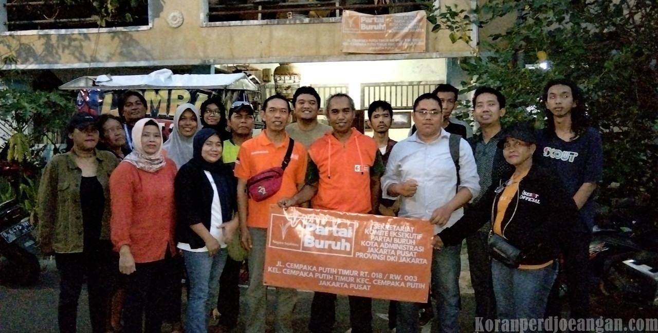 Perkuat Barisan Menuju Pemilu, Exco Partai Buruh DKI Jakarta Gelar Roadshow ke Jakarta Pusat