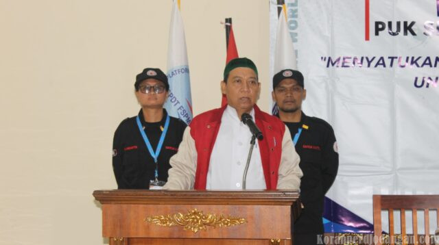 3 Tahun Memimpin, Indra Kurniawan Sampaikan LPJ DI MUSNIK 3 PUK SPDT FSPMI PT Transportasi Jakarta