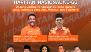 Hari Tani Nasional ke-66 Jadi Momentum Perkuat Persatuan Petani, Buruh, Nelayan, dan Rakyat Tak Bertanah