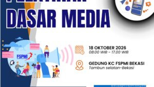 Tingkatkan Kompetensi Jurnalistik Pekerja, Media Perjuangan FSPMI Bekasi Gelar Pelatihan Dasar Media