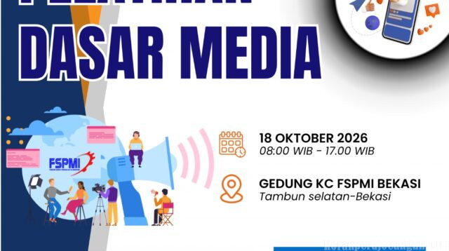 Tingkatkan Kompetensi Jurnalistik Pekerja, Media Perjuangan FSPMI Bekasi Gelar Pelatihan Dasar Media
