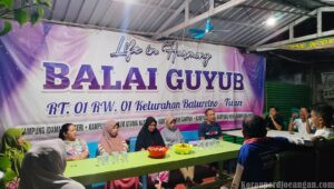 Rapat Pengurus RT 01 RW 01 Kelurahan Baturetno Bahas Persiapan Jalan Sehat Warga