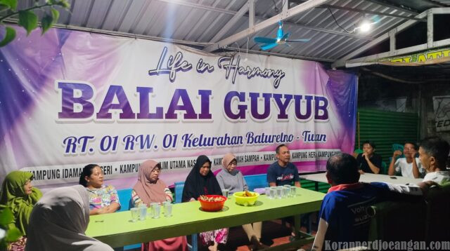 Rapat Pengurus RT 01 RW 01 Kelurahan Baturetno Bahas Persiapan Jalan Sehat Warga