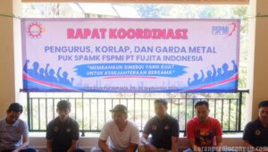Rapat Koordinasi Kepengurusan Baru PUK SPAMK FSPMI PT Fujita Indonesia