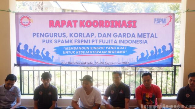 Rapat Koordinasi Kepengurusan Baru PUK SPAMK FSPMI PT Fujita Indonesia