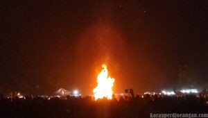 Api Unggun Jadi Malam Puncak Perkemahan Pramuka ke-65 di Klari, Penuh Khidmat dan Makna