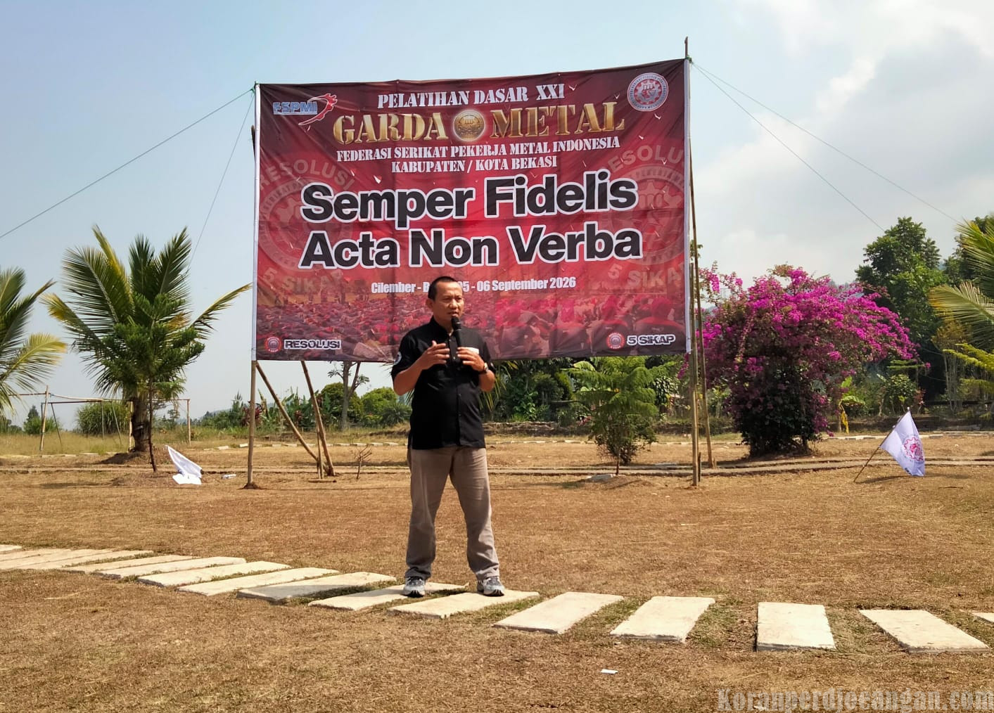 Konsulat Cabang FSPMI Bekasi Resmi Tutup Agenda Latsar XXI Garda Metal Bekasi