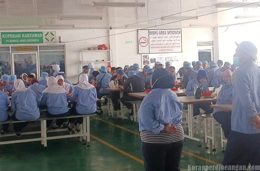 Departemen K3 PT Marsol Sosialisasikan Mitigasi Risiko Abu Vulkanik Anak Krakatau kepada Karyawan