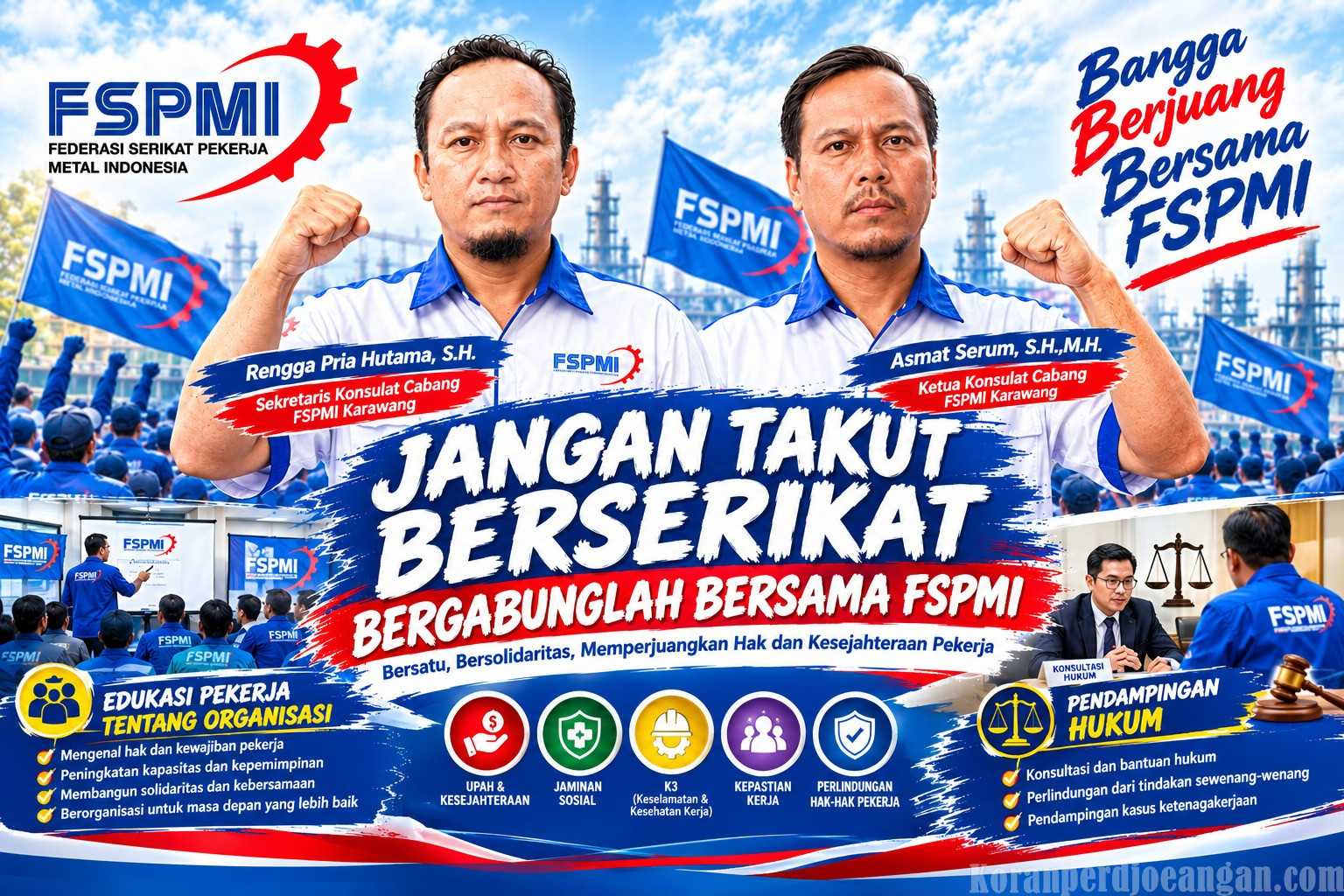 Bukan Cari Masalah, Ini Alasan Pekerja Tak Perlu Takut Berserikat Bersama FSPMI