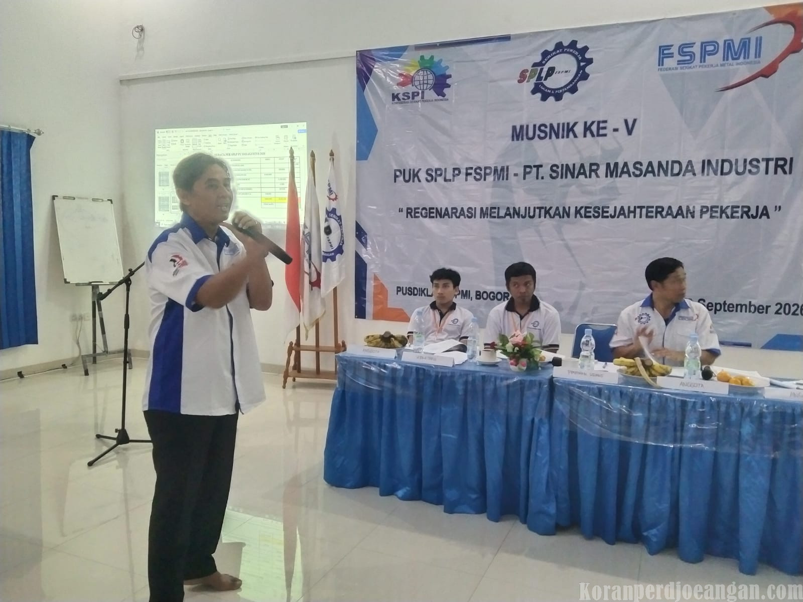Musnik V PUK SPLP FSPMI PT Sinar Masanda Industri Perkuat Komunikasi dan Soroti Kesejahteraan Anggota