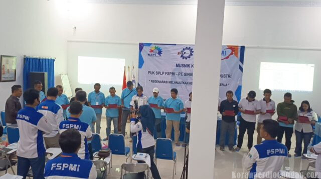 Randi Terpilih Pimpin Serikat FSPMI PT Sinar Masanda Industri Periode 2026-2030