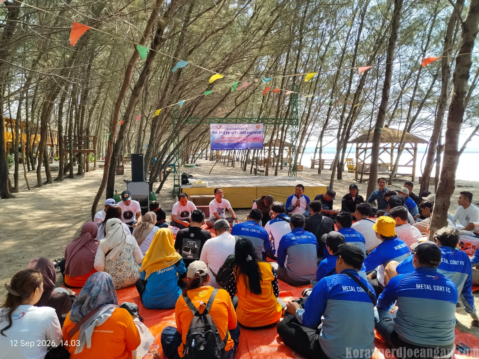 PUK SPEE FSPMI PT CORT Indonesia Mojokerto Kunjungi FSPMI Tuban