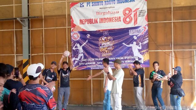 Pererat Solidaritas Anggota, PUK SPAMK FSPMI PT Shinto Kogyo Indonesia Gelar Kompetisi Olahraga Antar-Plant