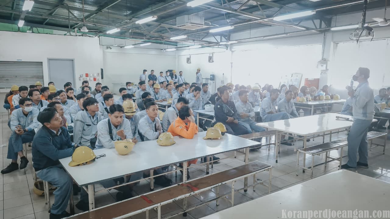 Setelah 20 Tahun, PKB Akhirnya Terselesaikan, PUK SPLP FSPMI PT INSP Gelar Konsolidasi Anggota